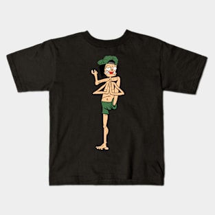 me in yoga poses Kids T-Shirt